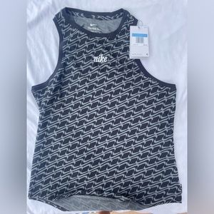 NWT Nike workout black and gray tank size M